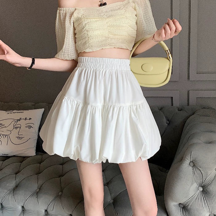 プリーツバルーンスカート
