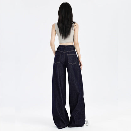 カーブシルエットハイウエストワイドデニム